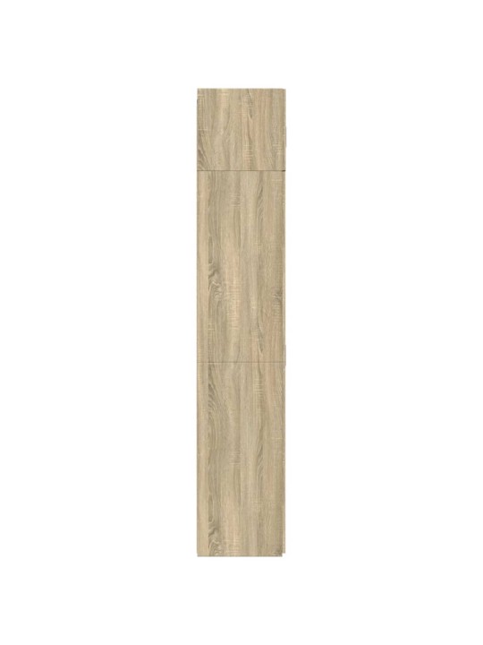 Hoiukapp, sonoma tamm, 80 x 42,5 x 225 cm, tehispuit