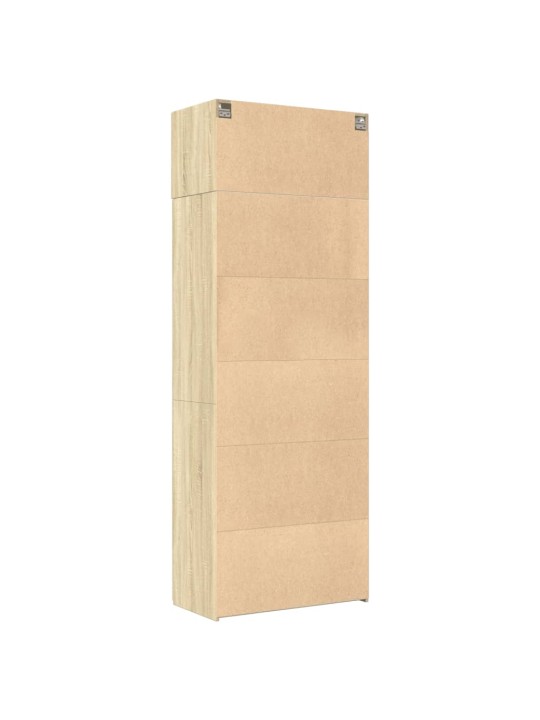 Hoiukapp, sonoma tamm, 80 x 42,5 x 225 cm, tehispuit