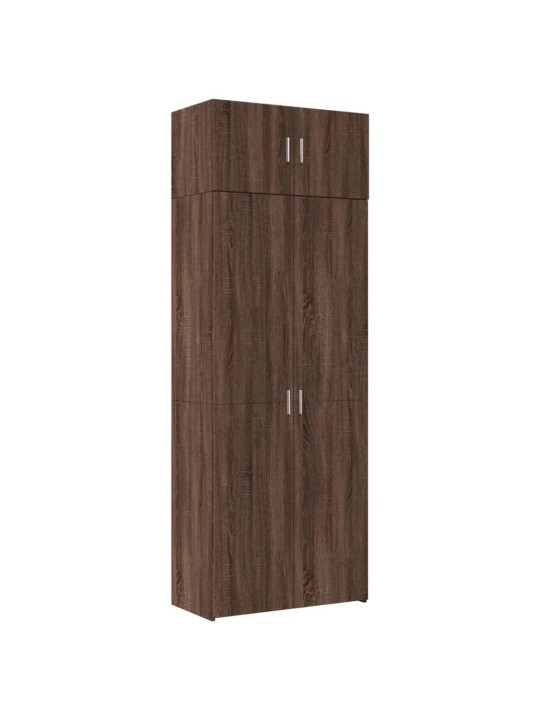 HOIUKAPP, PRUUN TAMM, 80 X 42,5 X 225 CM TEHISPUIT