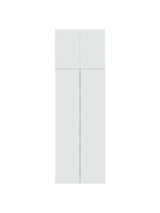 KÕRGE KAPP, VALGE, 80X42,5X249 CM, TEHISPUIT