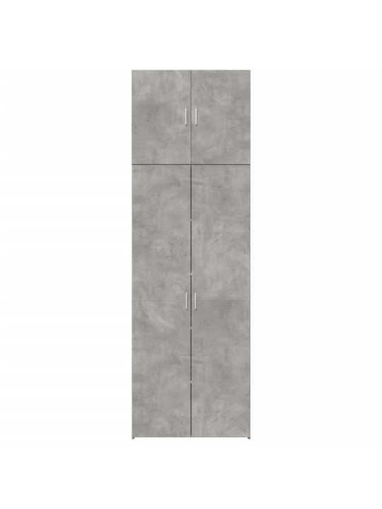KÕRGE KAPP, BETOONHALL, 80X42,5X249 CM, TEHISPUIT