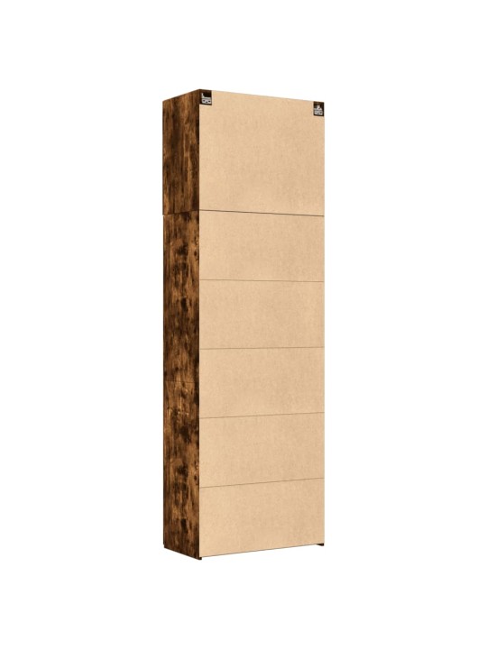KÕRGE KAPP, SUITSUTATUD TAMM, 80X42,5X249 CM, TEHISPUIT