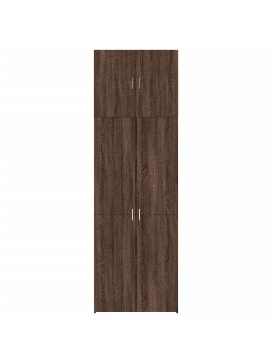 KÕRGE KAPP, PRUUN TAMM, 80X42,5X249 CM, TEHISPUIT
