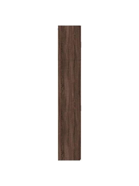 KÕRGE KAPP, PRUUN TAMM, 80X42,5X249 CM, TEHISPUIT