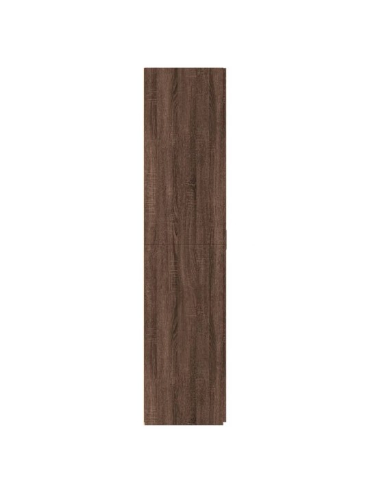 KÕRGE KAPP, PRUUN TAMM, 70X42,5X185 CM TEHISPUIT