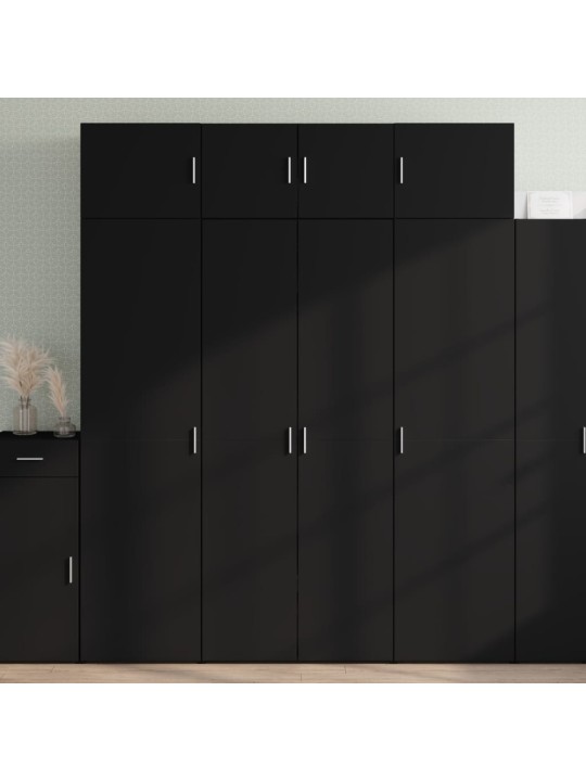 KÕRGE KAPP, MUST, 80X42,5X185 CM TEHISPUIT