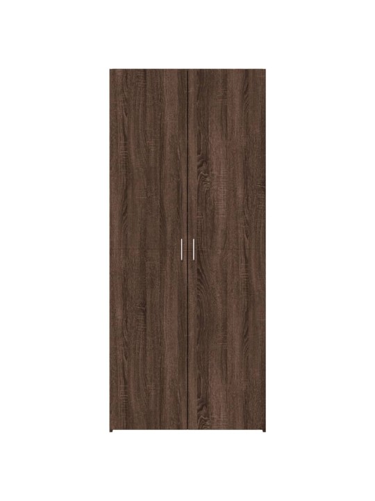 KÕRGE KAPP, PRUUN TAMM, 80X42,5X185 CM TEHISPUIT
