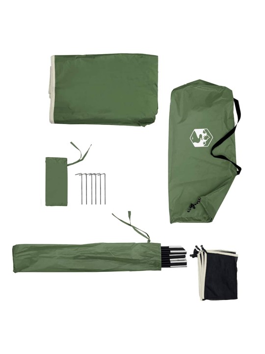 CAMPING TUULETÕKE ROHELINE 344X120 CM VEEKINDEL