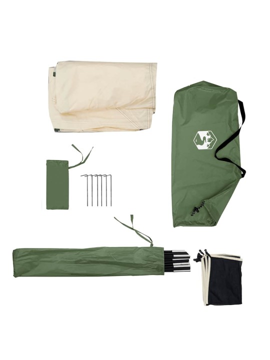 CAMPING TUULETÕKE ROHELINE 340X130 CM VEEKINDEL