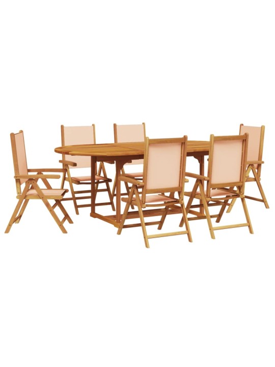 7-OSALINE AIAMÖÖBLIKOMPLEKT, BEEŽ, KANGAS/TÄISPUIT