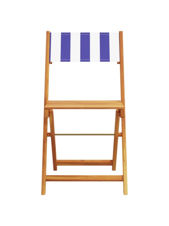 5-OSALINE AIAMÖÖBLIKOMPLEKT, SININE JA VALGE, KANGAS/TÄISPUIT