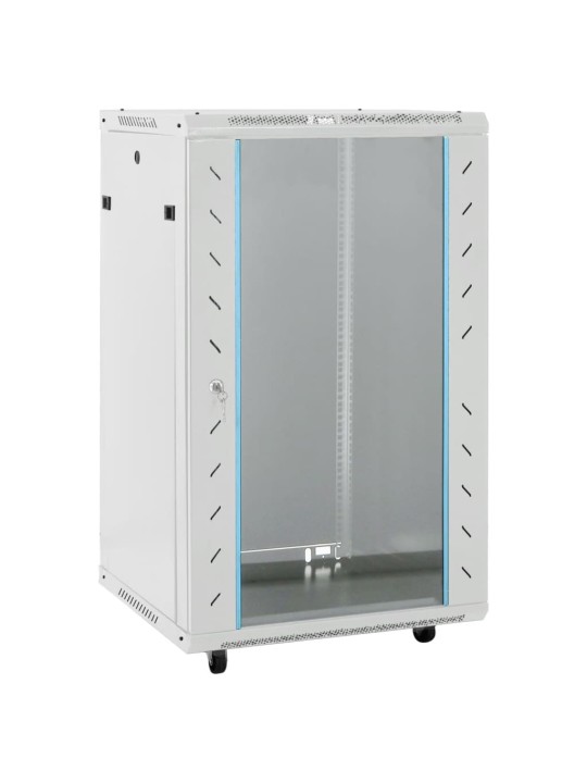 18U SERVERIKAPP PÖÖRATAVATE JALGADEGA, 19" IP20, 60X60X100 CM