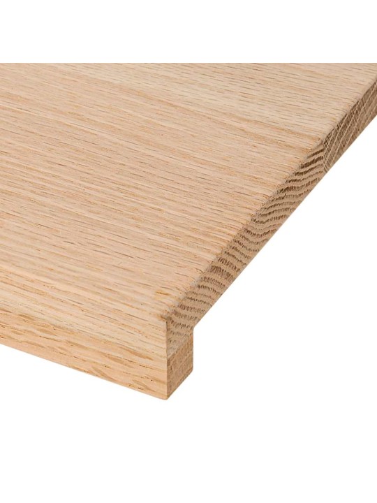 Trepiastmed 4 tk, 70x25x2 cm, töötlemata tammepuit