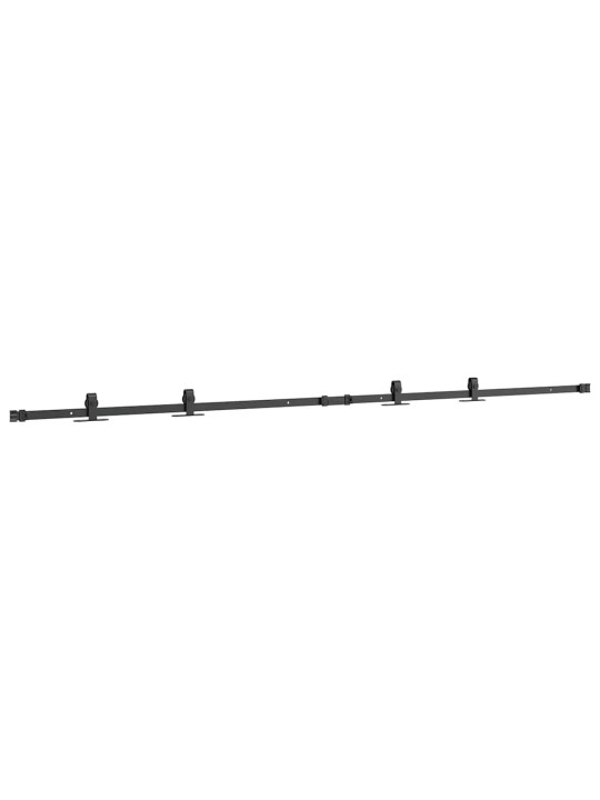 LÜKANDKAPI UKSEKOMPLEKT 213 CM SÜSINIKTERASEST