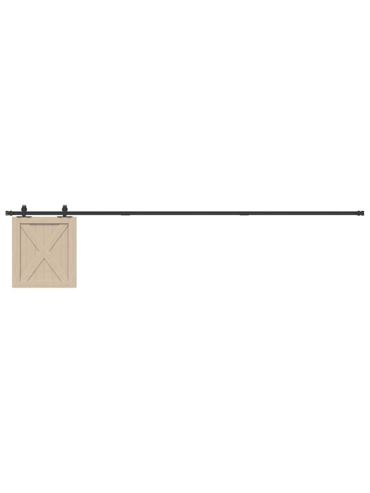 LÜKANDKAPI UKSEKOMPLEKT 244 CM SÜSINIKTERASEST