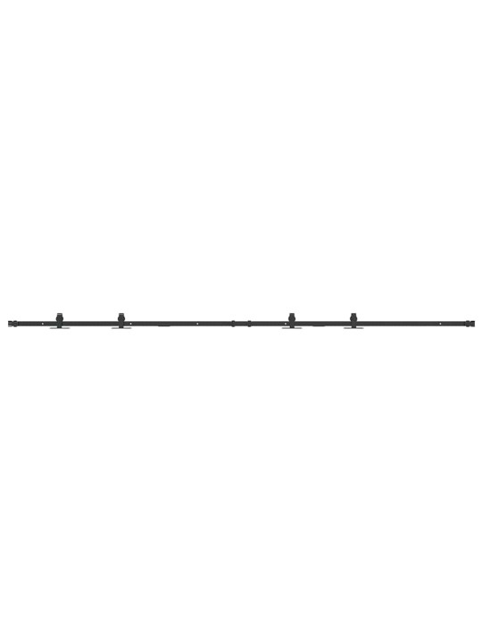 LÜKANDKAPI UKSEKOMPLEKT 244 CM SÜSINIKTERASEST