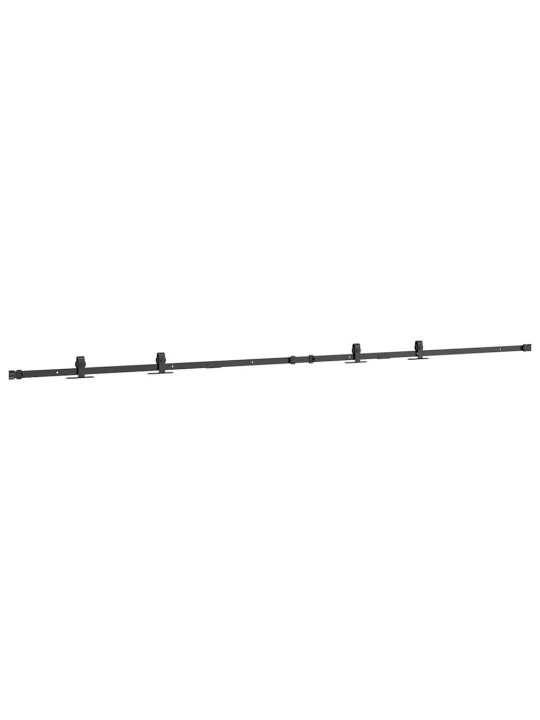 LÜKANDKAPI UKSEKOMPLEKT 244 CM SÜSINIKTERASEST
