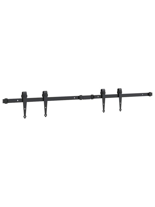 LÜKANDKAPI UKSEKOMPLEKT 122 CM SÜSINIKTERASEST