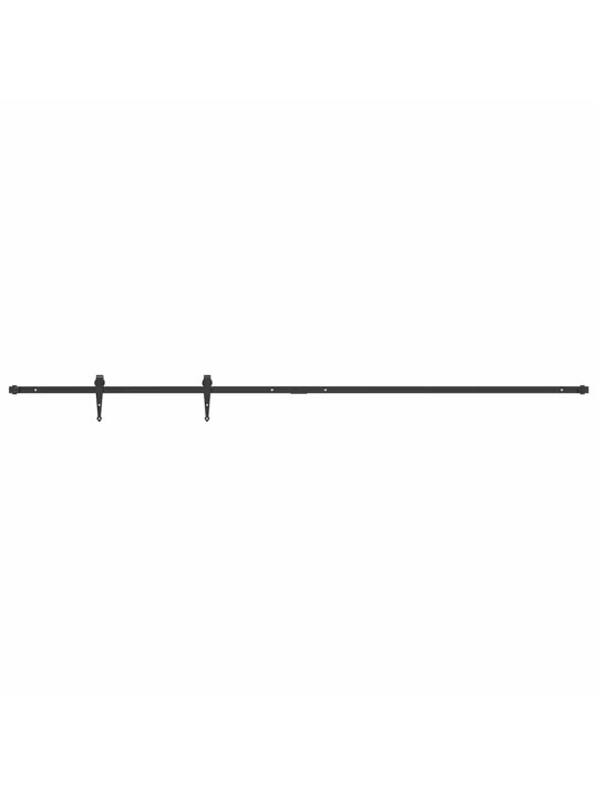 LÜKANDKAPI UKSEKOMPLEKT 213 CM SÜSINIKTERASEST