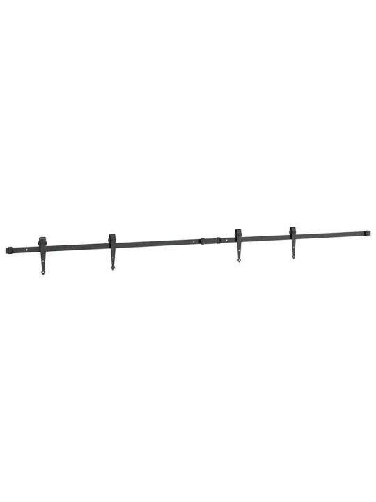 LÜKANDKAPI UKSEKOMPLEKT 213 CM SÜSINIKTERASEST
