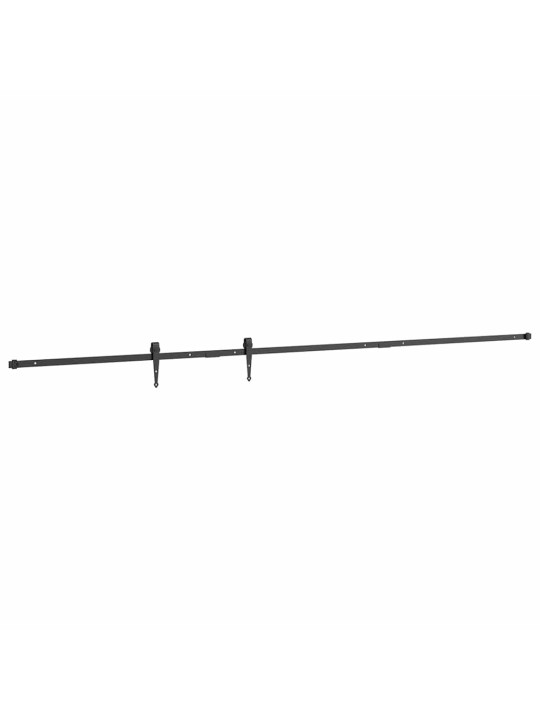 LÜKANDKAPI UKSEKOMPLEKT 244 CM SÜSINIKTERASEST