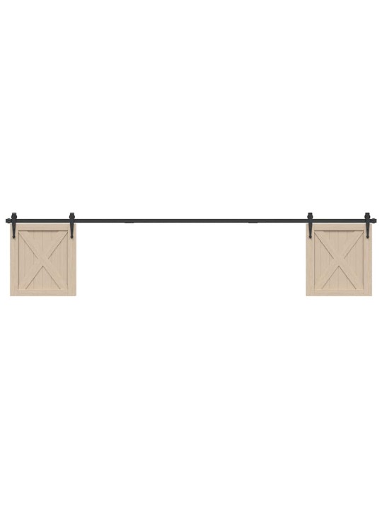 LÜKANDKAPI UKSEKOMPLEKT 244 CM SÜSINIKTERASEST