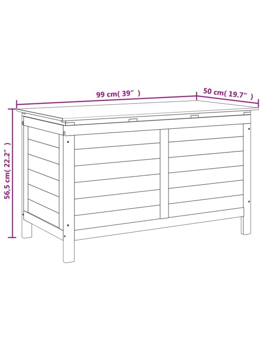 Aia padjakast, 99 x 50 x 56,5 cm, nulupuit