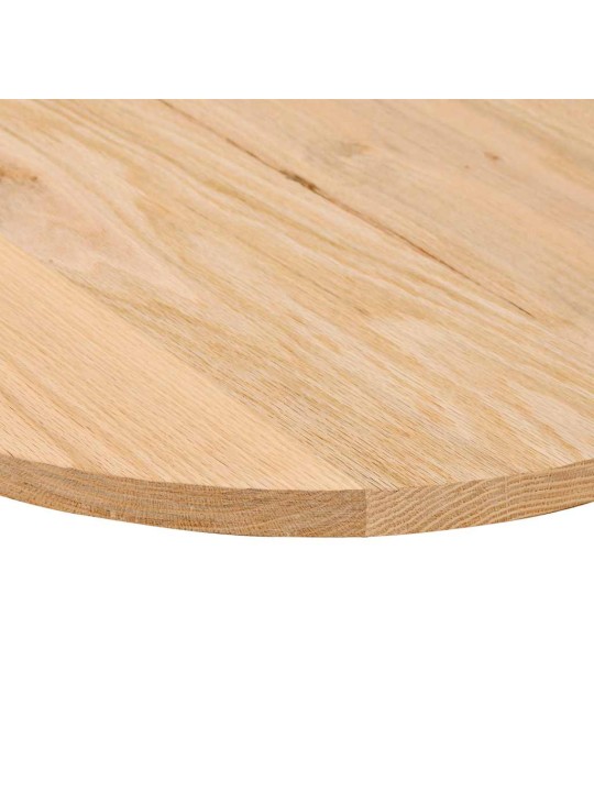 LAUAPLAAT 80X40X2 CM TÄISPUIDUST TAMM OVAALNE