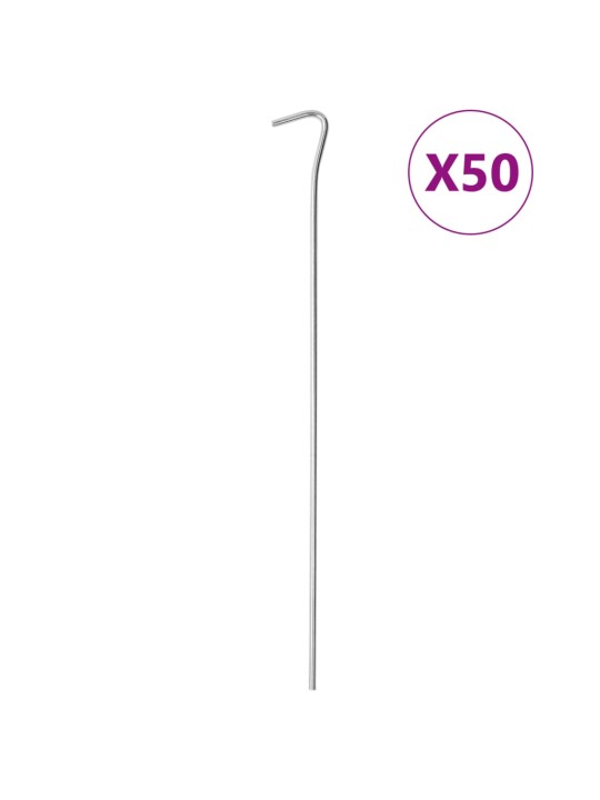 Telgivaiad 50 tk, 30 cm ø4 mm, tsingitud teras