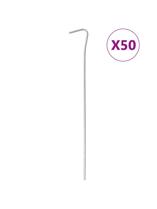 Telgivaiad 50 tk, 23 cm ø3 mm, tsingitud teras