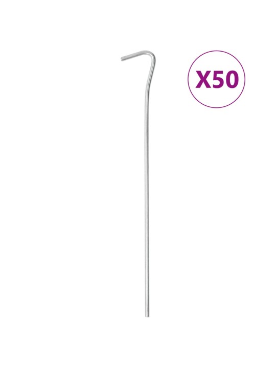 Telgivaiad 50 tk, 23 cm ø4 mm, tsingitud teras