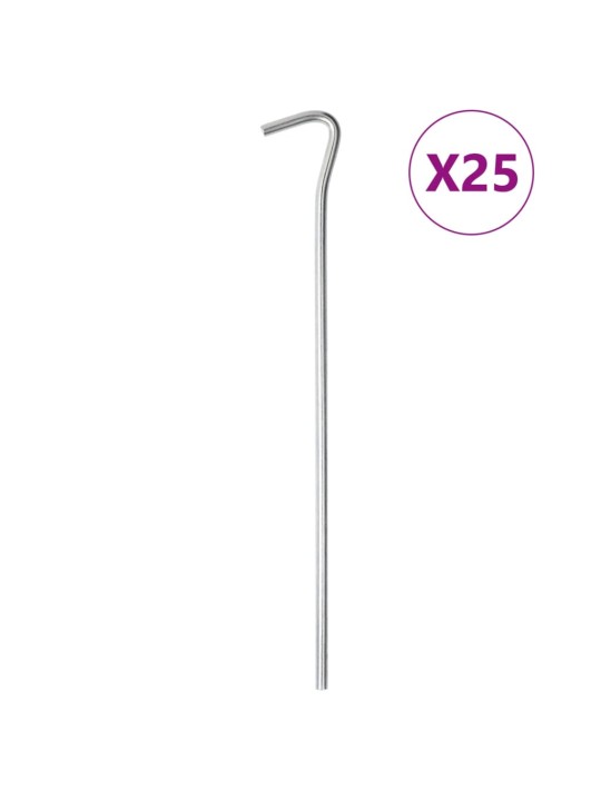 Telgivaiad 25 tk, 23 cm ø5 mm, tsingitud teras