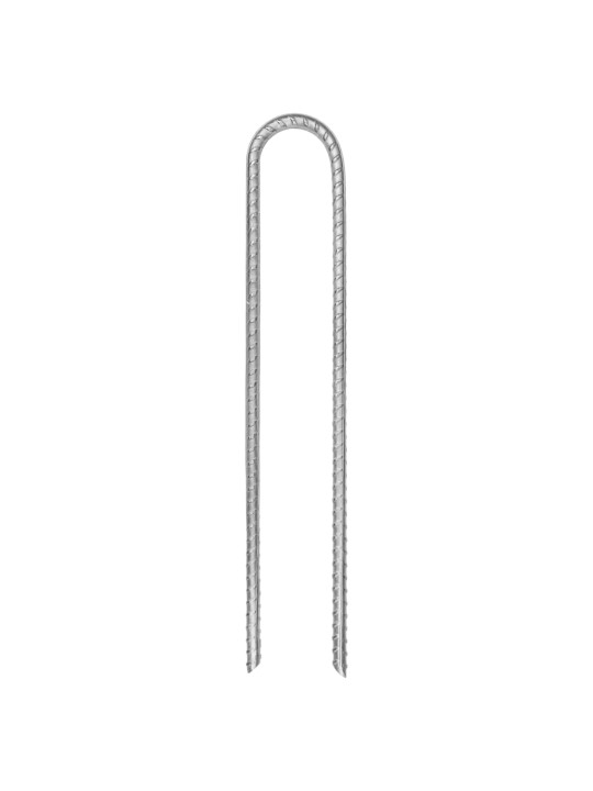 U-KUJULISED TELGIVAIAD 12 TK, 30 CM Ø7 MM, TSINGITUD TERAS