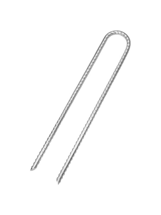 U-KUJULISED TELGIVAIAD 12 TK, 30 CM Ø7 MM, TSINGITUD TERAS
