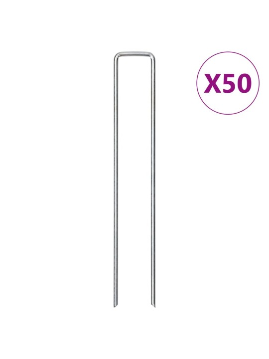 U-KUJULISED MAAVAIAD 50 TK, 20X4 CM, TSINGITUD TERAS