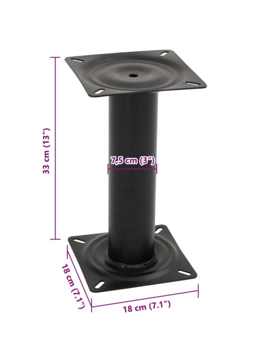 PAADIISTME PJEDESTAAL MUST 33 CM TERAS
