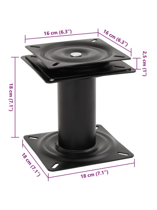 2 TK PAADIISTME ALUSED 360° ISTE PÖÖRATAV TERAS