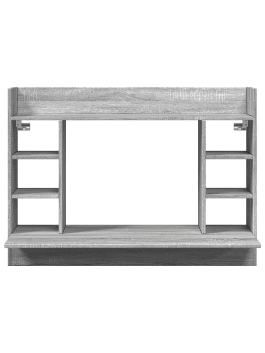SEINALE KINNITATAV KIRJUTUSLAUD, HALL, 105X48X75 CM, TEHISPUIT