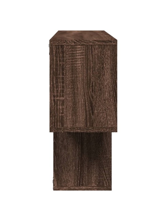 SEINARIIUL, PRUUN TAMM, 100 X 20 X 53 CM, TEHISPUIT