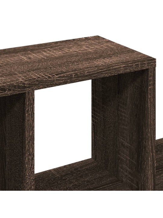 SEINARIIUL, PRUUN TAMM, 100 X 20 X 53 CM, TEHISPUIT