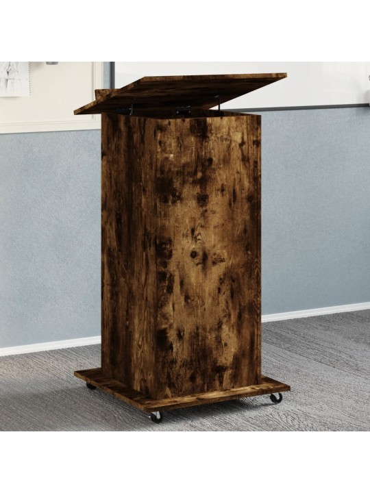 KÕNEPULT RATASTE JA SAHTLIGA, SUITSUTAMM 55X55X107 CM TEHISPUIT