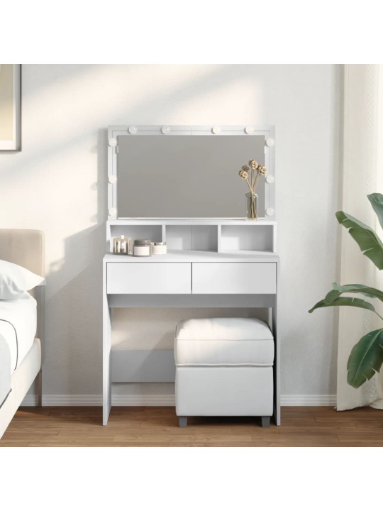 TUALETTLAUD LEDIGA, VALGE, 80X41X134,5 CM