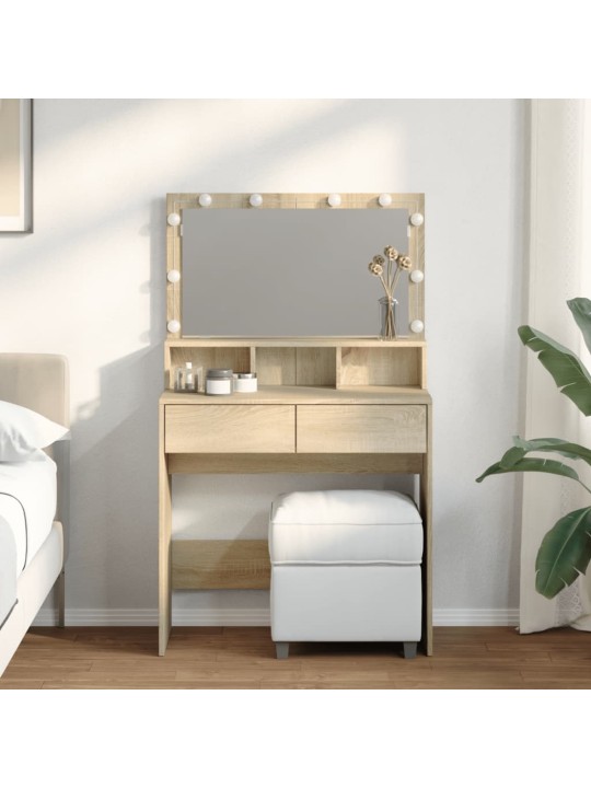 TUALETTLAUD LEDIGA, SONOMA TAMM, 80X41X134,5 CM