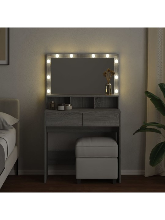TUALETTLAUD LEDIGA, HALL SONOMA TAMM, 80X41X134,5 CM