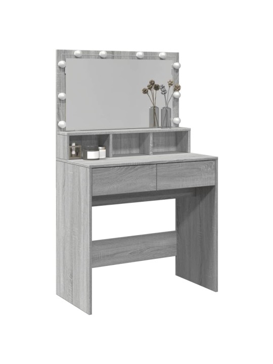 TUALETTLAUD LEDIGA, HALL SONOMA TAMM, 80X41X134,5 CM