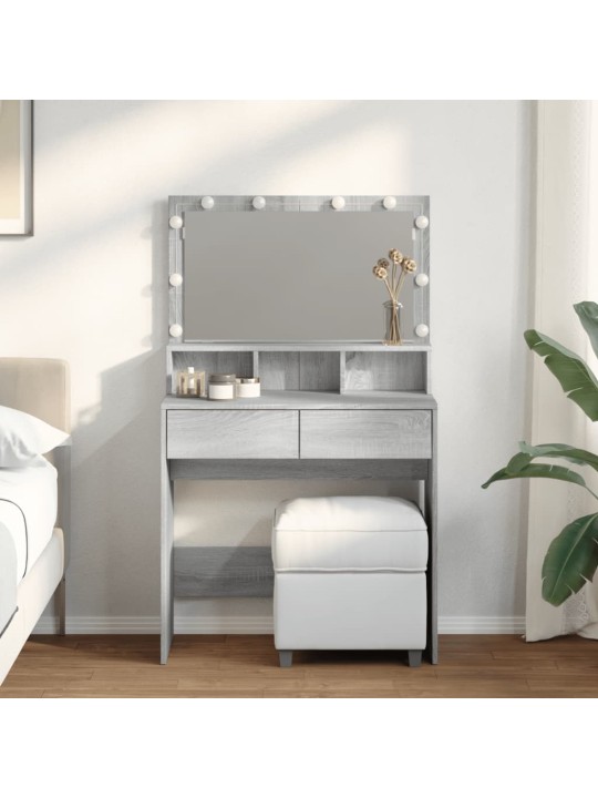 TUALETTLAUD LEDIGA, HALL SONOMA TAMM, 80X41X134,5 CM