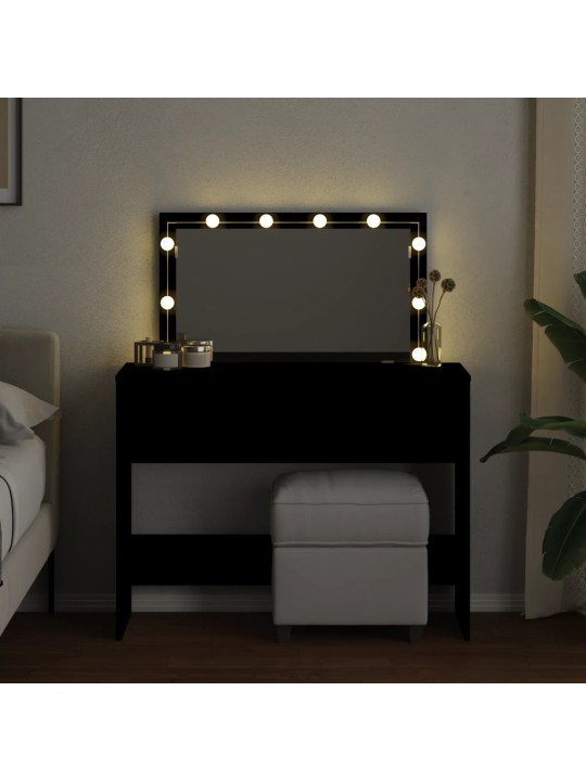 TUALETTLAUD LEDIGA, MUST, 100X40X120 CM