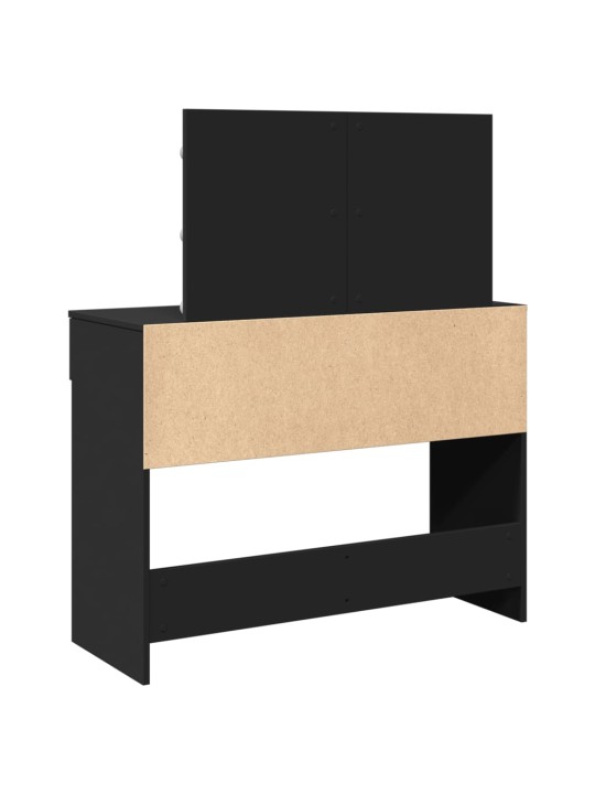 TUALETTLAUD LEDIGA, MUST, 100X40X120 CM