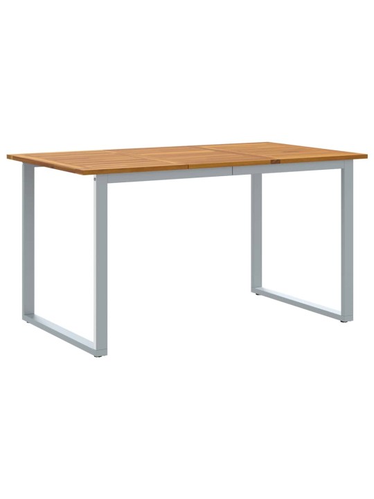 Aia söögilaudade komplekt 5 tk hall ja pruun 140 x 80 x 75 cm