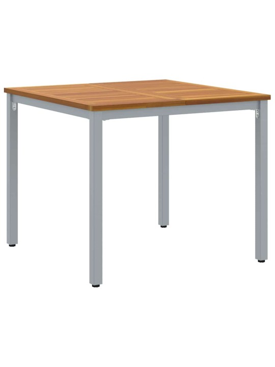 Aia söögilaudade komplekt 5 tk hall ja pruun 90 x 90 x 75 cm